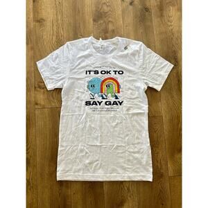 Fun it’s okay to say gay pride tshirt